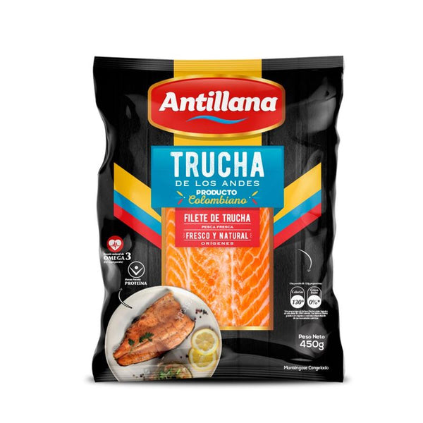 TRUCHA ANTILLANA 450G DE LOS ANDES